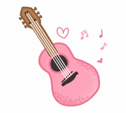 Drawing Guitar Ukulele Clipart Cute Guitar - Clip Art Library