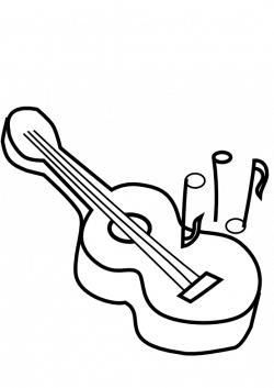 Guitar Line Drawing at GetDrawings.com | Free for personal use ...