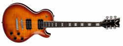 Thoroughbred Deluxe - Trans Amber | Dean Guitars
