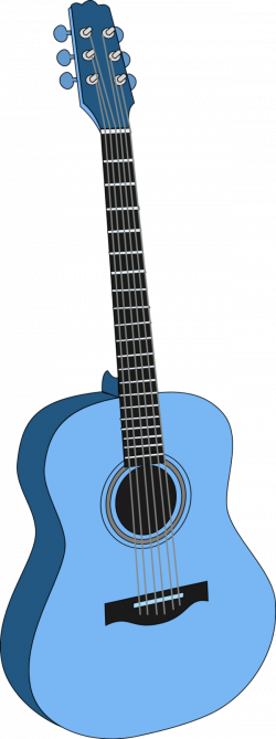 28+ Collection of Blue Guitar Clipart | High quality, free cliparts ...