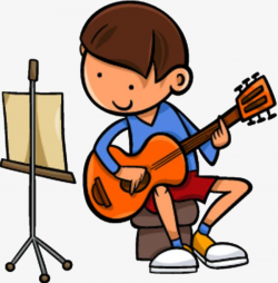 Kids Play Guitar PNG, Clipart, Cartoon, Child, Guitar ...