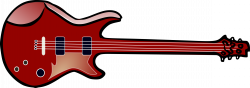 Clipart - Bass guitar