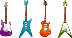 Electric guitar Musical instrument Clip art - Musical equipment ...