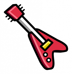 Red Electric Guitar Pin | Club Penguin Wiki | FANDOM powered by Wikia