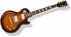 Clipart - classic rock guitar