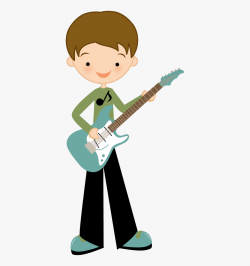 Clipart Reading Rock Star - Play The Guitar Flashcard ...