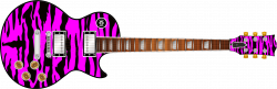 Pink Tiger Guitar Wrap Skin | Guitar Skin | Guitar Wrap