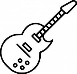 Electric Guitar Svg Png Icon Free Download (#546934 ...
