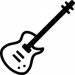 Electric Guitar Instrument Svg Png Icon Free Download (#496614 ...