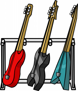 28+ Collection of Guitar On Stand Clipart | High quality, free ...