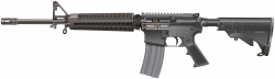 Clipart - M16 / AR-15 rifle