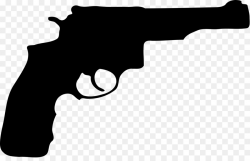 Download gun silhouette png clipart Pistol Firearm Clip art ...