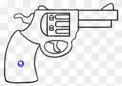 Cartoon Gun - Easy Cartoon Gun Drawing Clipart (#350333 ...