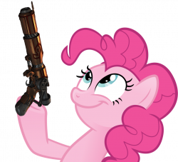 35659 - caster gun, look what pinkie found, outlaw star, pinkie pie ...