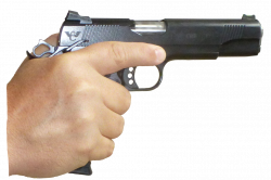 Gun In Hand PNG Image | PNG Mart