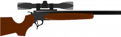 Weapon Clipart Hunting Gun - Guns With No Background ...