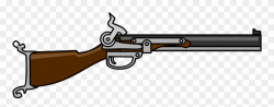 Revolver Rifle Firearm Shotgun - Shot Gun Clip Art - Png ...