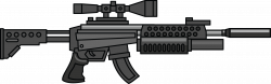Weapon clipart military weapon - Pencil and in color weapon clipart ...