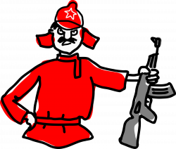 Clipart - Red Army soldier