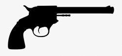 Cliparts For Free - Revolver Silhouette Png #342513 - Free ...