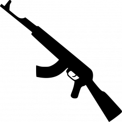 Kalashnikov Gun Svg Png Icon Free Download (#546799 ...