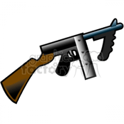 Tommy gun clipart. Royalty-free clipart # 173571