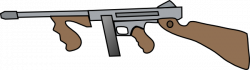 Tommy Gun PNG, SVG Clip art for Web - Download Clip Art, PNG ...