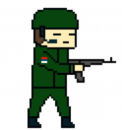 Serbian Soldier | Pixel Art Maker