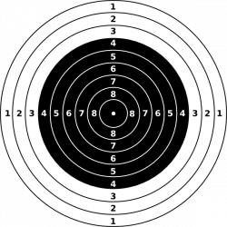 rifle shooting targets printable | Air Rifle Target clip art ...