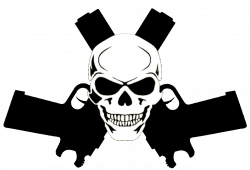 Skull In Guns Cut | Free Images at Clker.com - vector clip art ...