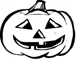 Halloween Pumpkin Clip Art Black and White | Halloween ...