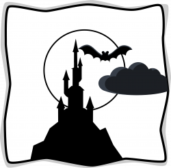 Spooky Clipart Black And White Free collection | Download and share ...