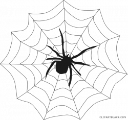 Halloween Spider Animal free black white clipart images clipartblack ...