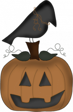 HALLOWEEN COUNTRY PRIMITIVE PUMPKIN AND CROW | Halloween and ...