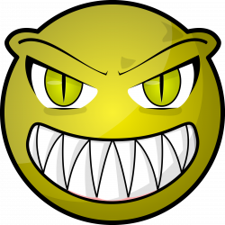 Clipart - Scary face