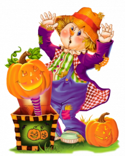 Cute Scarecrow PNG Clipart | Fall clip | Pinterest | Scarecrows ...