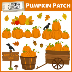 Pumpkin Patch Clip art Thanksgiving Halloween Autumn Clipart Fall Season
