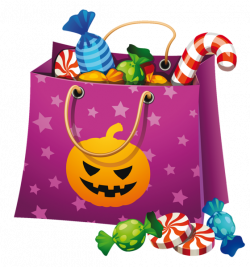 Halloween PNG Candy Bag Clipart | Halloween Clip Art | Pinterest ...