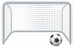 Soccer Ball and Goal Gate PNG Clip Art Image | Gallery Yopriceville ...
