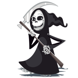 Grim reaper halloween clip art image #24168 | backgrounds, clipart ...