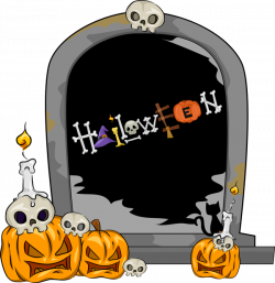 28+ Collection of Halloween Gravestones Clipart | High quality, free ...