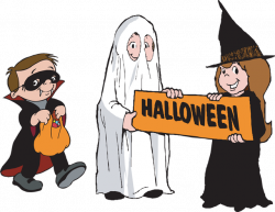 28+ Collection of Group Of Trick Or Treaters Clipart | High quality ...