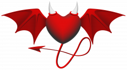 Devil Heart PNG Clipart Image | Gallery Yopriceville - High-Quality ...
