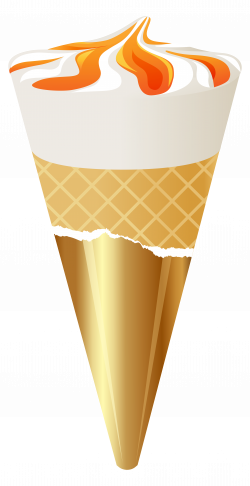 Ice Cream Cone Transparent PNG Clip Art Image | Gallery ...