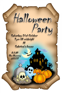 Free Halloween Invitation Cliparts, Download Free Clip Art ...