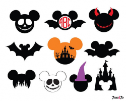Mickey Halloween SVG,Mickey Halloween Vector,Mickey ...