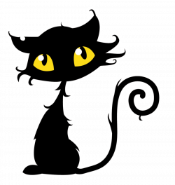 Halloween Black Cat Clipart | Free download best Halloween Black Cat ...