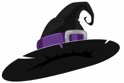 Witch Hat Black and Purple PNG Clipart Image | Gallery Yopriceville ...