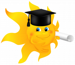 Sun with Diploma PNG Clipart Image | Gallery Yopriceville - High ...