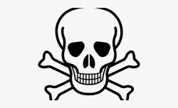 Toxic Clipart Halloween Skeleton Head - Skull And Crossbones ...